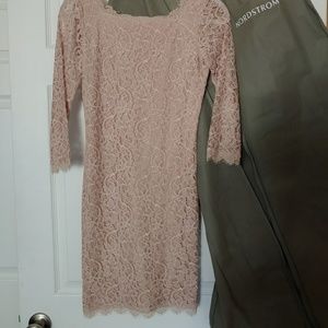 Diane Von Furstenberg Zarita dress, blush, size 0
